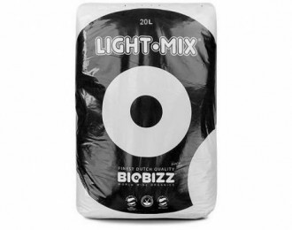 Terreau Light-Mix 20L Biobizz- Idéal pour la culture en intérieur sous lampes horticoles LEDs