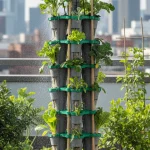 TOTEM : un système aéroponique solaire vertical à bas coût pour l&rsquo;agriculture urbaine